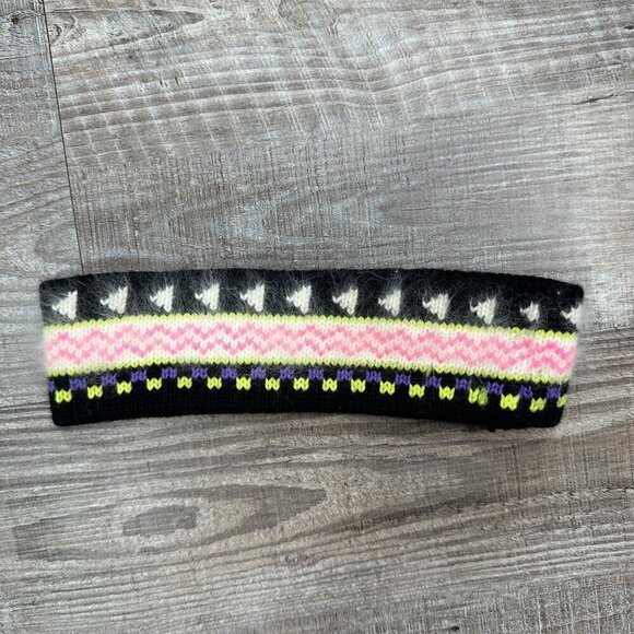 Vintage Marceau Headband Womens Knit Winter Ear Covering 100% Wool USA Made 80s - Picture 1 of 7